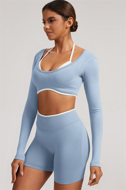 The Elevate Long Sleeve Crop top