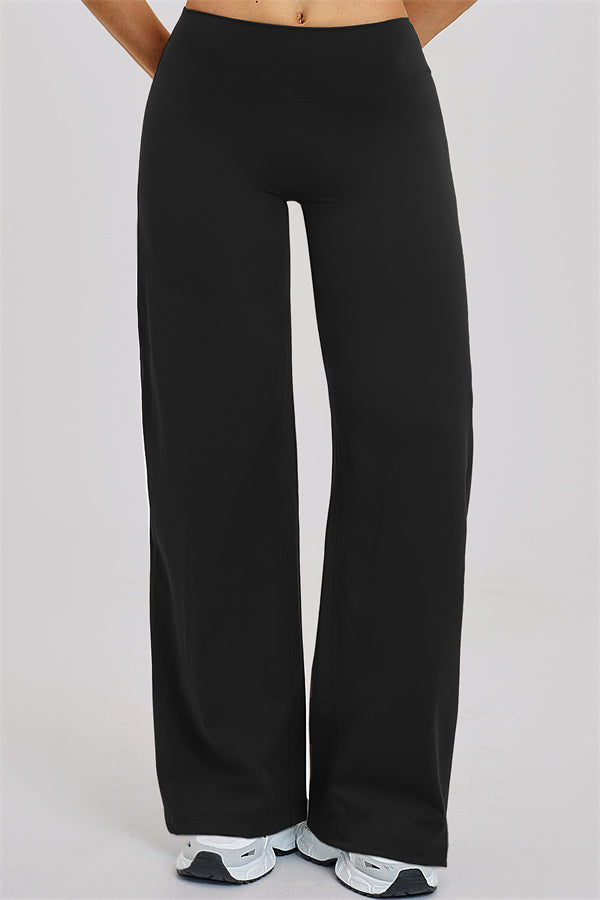 The Dynamic Crop Top Straight Leg Pants 2-Piece Set