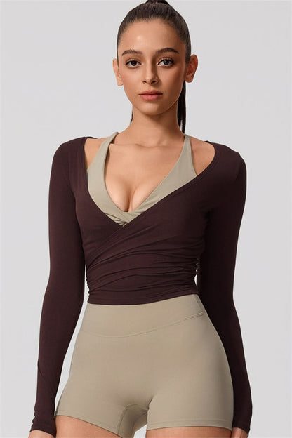 The Lively Long Sleeve Crop Top