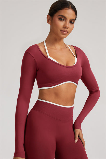 The Elevate Long Sleeve Crop top
