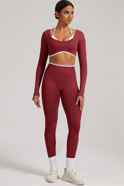 The Elevate Long Sleeve Crop top