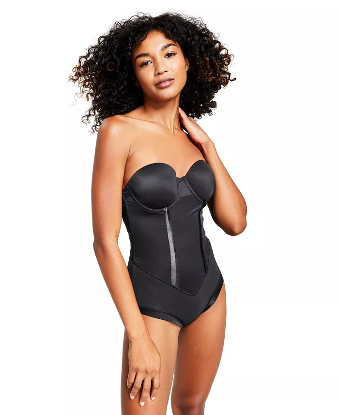 Maidenform Ultra-Firm Convertible Body Shaper with Built-in Underwire Bra Black