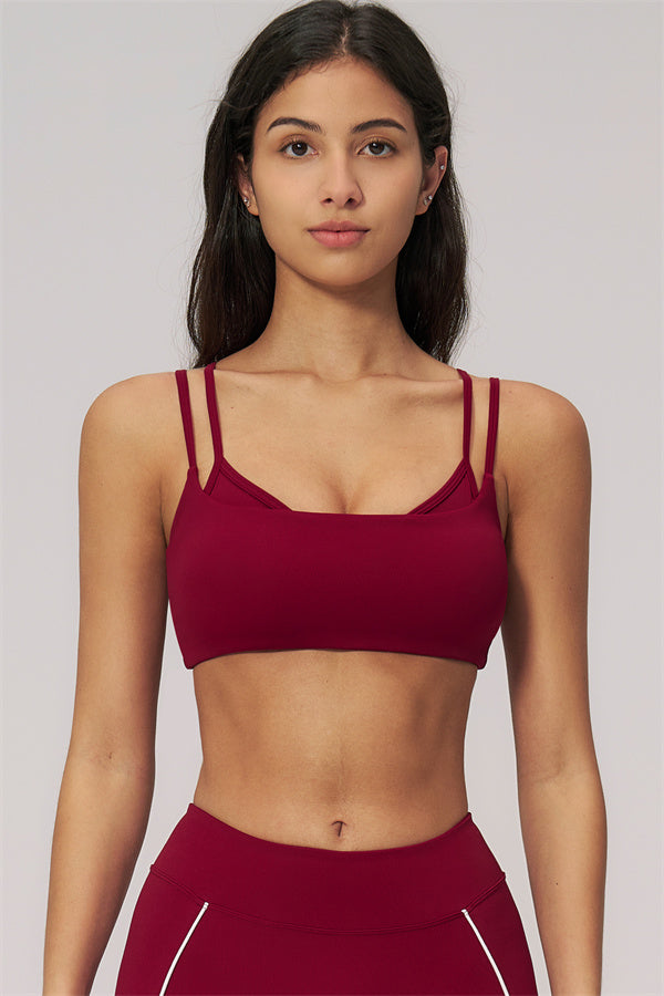 The Clarity Dual Strap Sports Bra Shorts 2-Piece Set