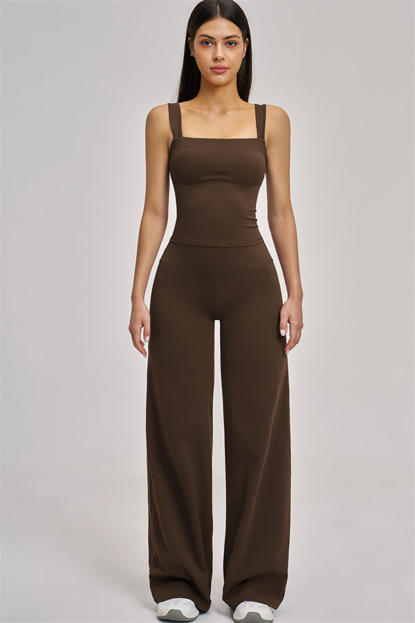 The Swoon Tank Top Flared Leggings 2-Piece Set