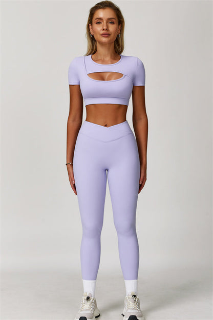 The Lavish Cut-out Crop Top