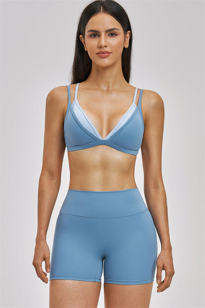 The Seraphine Layered V Sports Bra