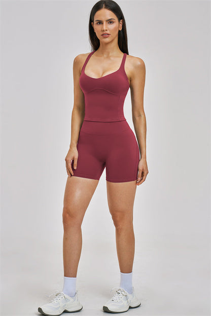 The Zenith Crop Top Shorts 2-Piece Set