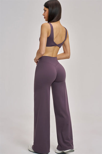The Swoon Sports Bra Flared Leggings 2-Piece Set