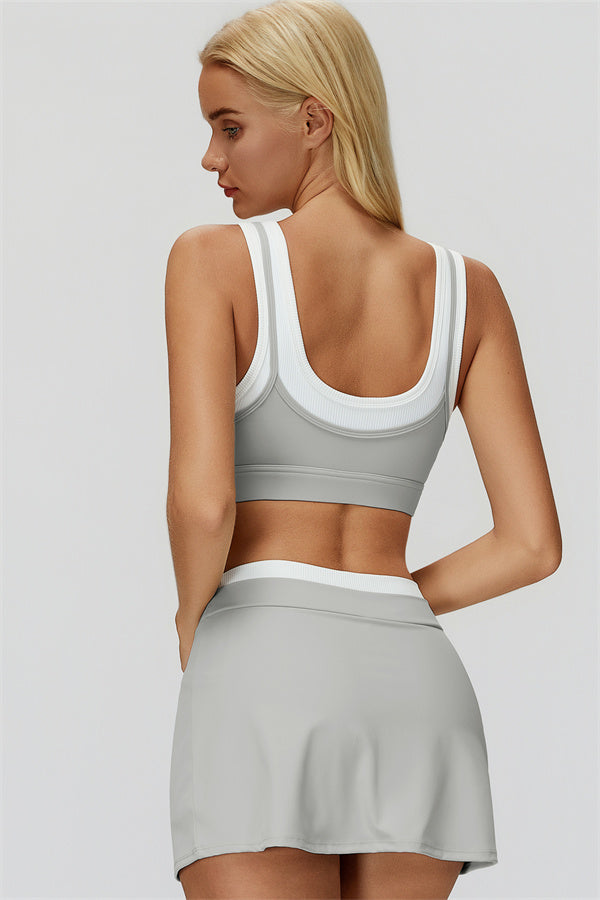 The Canyon Sports Bra Skirt 2-Piece Set