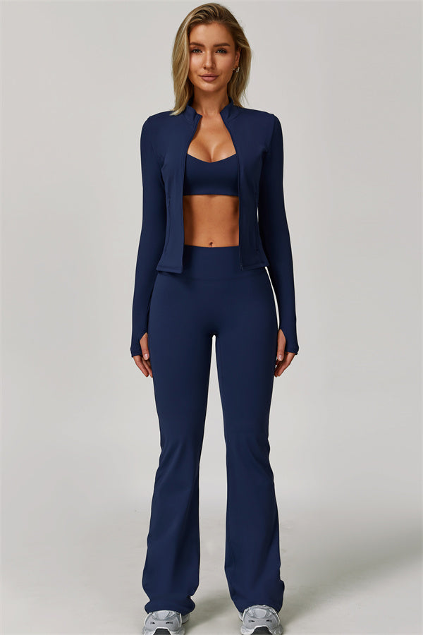The Refresh Sports Bra Flared Leggings 2-Piece Set