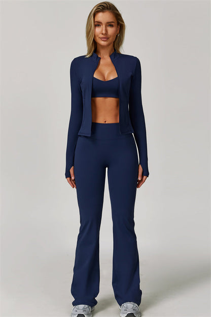 The Refresh Sports Bra Flared Leggings 2-Piece Set