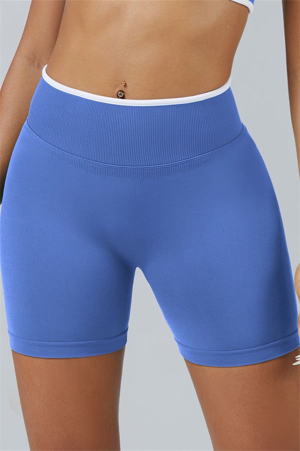 The Elevate Long Sleeve Crop top Shorts 2-Piece Set
