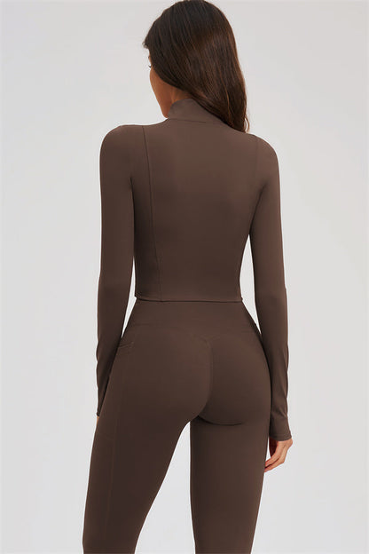 The Sizzle Zip Jacket Sports Bra Leggings 3-Piece Set