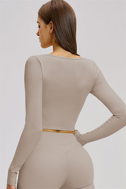 The Stride Long Sleeve T-shirt Flared Leggings 2-Piece Set