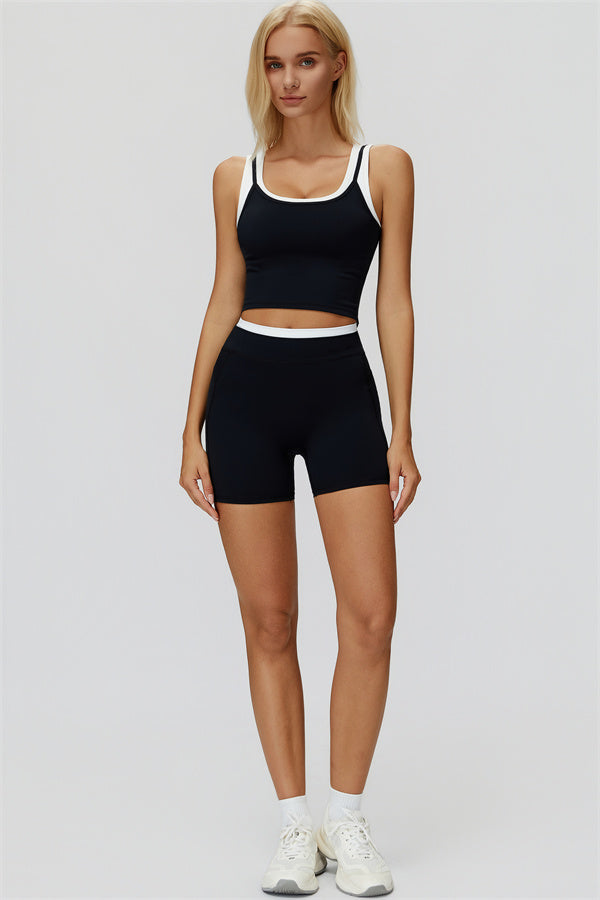 The Canyon Crop Tank Shorts 2-Piece Set