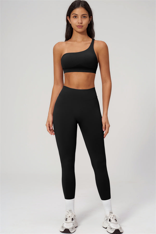 The Empower One-Shoulder Sports Bra Leggings 2-Piece Set