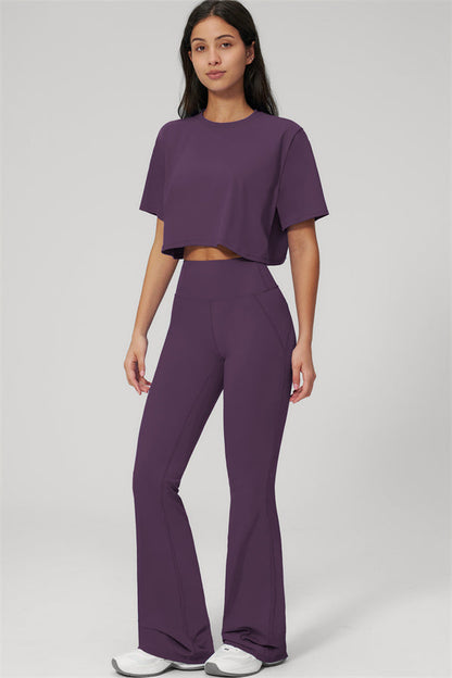 The Bold T-shirt Flared Leggings 2-Piece Set