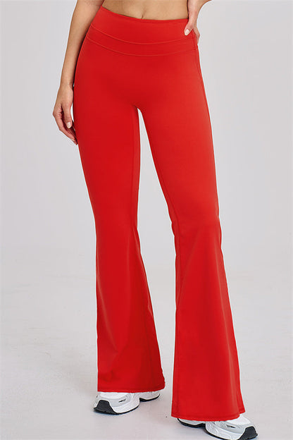 The Stride Crop Top Flared Leggings 2-Piece Set