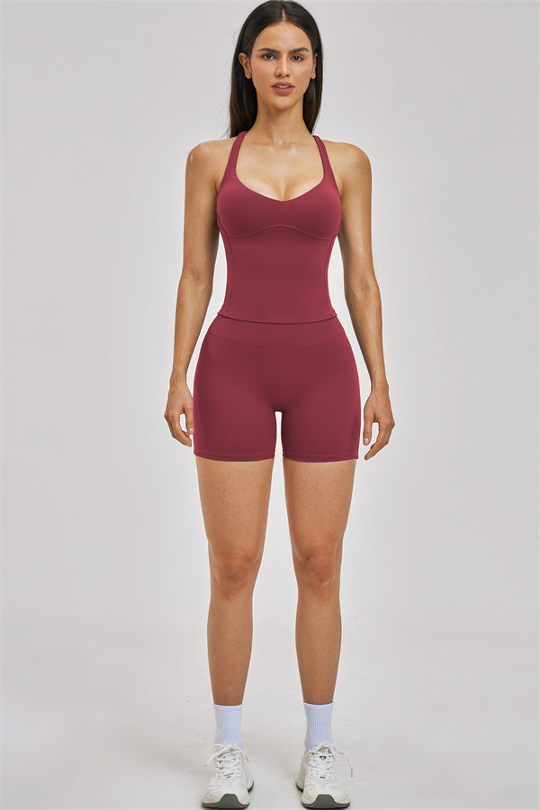 The Zenith Crop Top Shorts 2-Piece Set