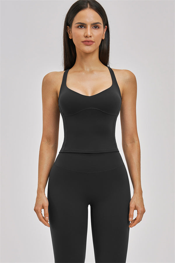 The Zenith Crop Top Flared Leggings 2-Piece Set