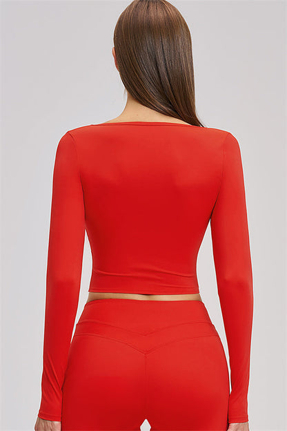The Stride Long Sleeve T-shirt Flared Leggings 2-Piece Set