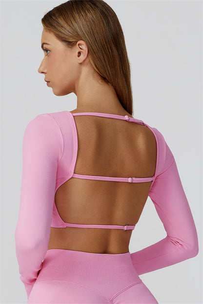 The Reign Long Sleeve Crop Top Leggings 2-Piece Set