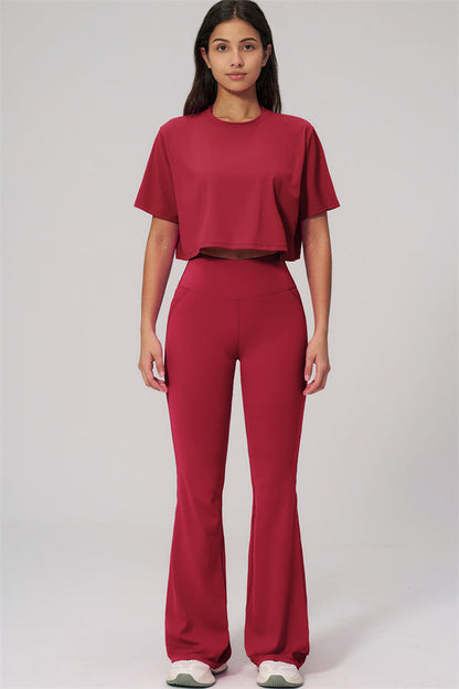 The Bold T-shirt Flared Leggings 2-Piece Set