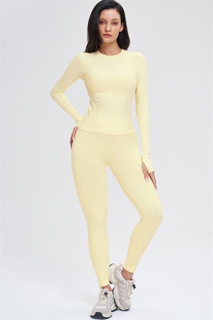 The Whim Long Sleeve T-shirt Leggings 2-Piece Set