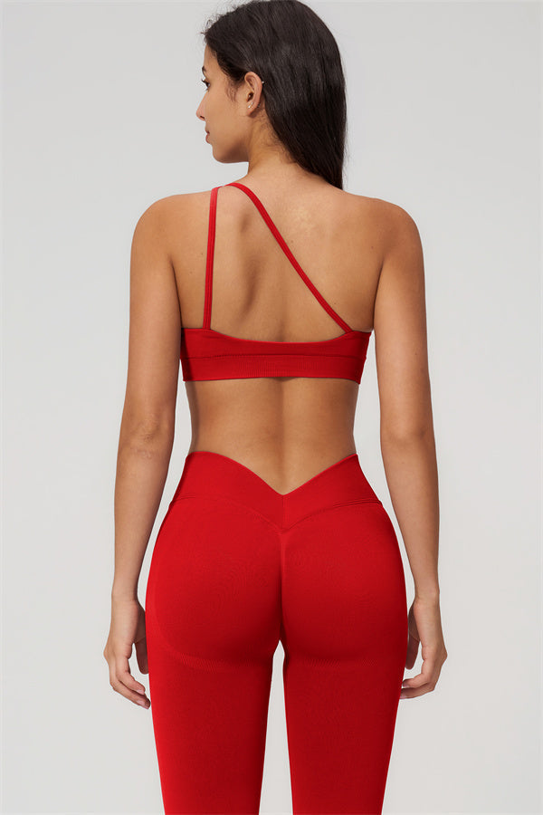 The Empower One-Shoulder Sports Bra Leggings 2-Piece Set