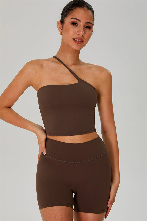 The Jewel One-Shoulder Crop Top