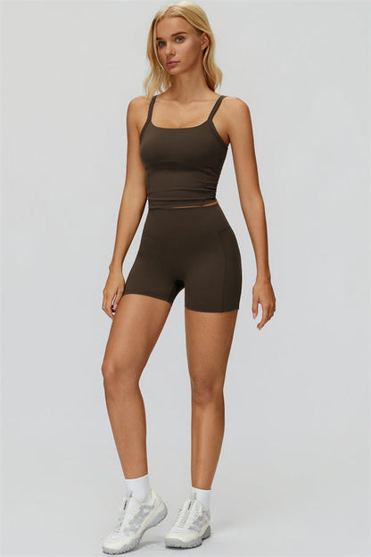 The Fyra Crop Tank Shorts 2-Piece Set