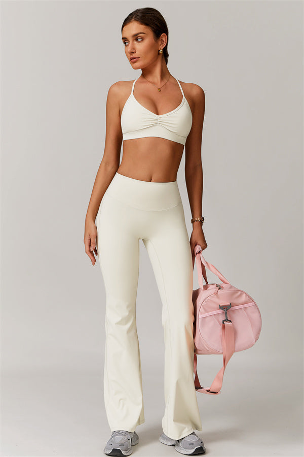 The Delicate Sports Bra Flared Leggings 2-Piece Set