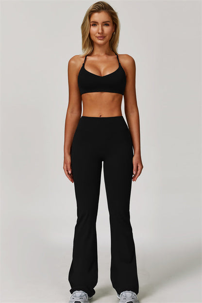 The Refresh Sports Bra Flared Leggings 2-Piece Set