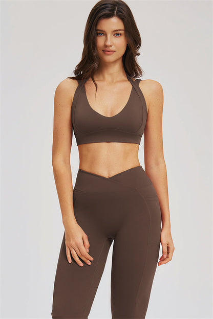 The Sizzle Sports Bra Flared Leggings 2-Piece Set