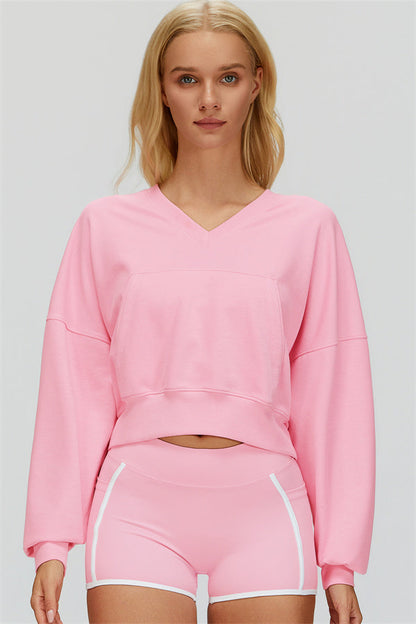 The Whisper V-Neck Hoodie