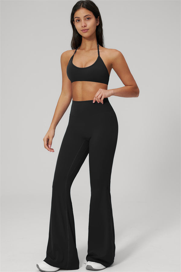 The Rapture Sports Bra Flared Leggings 2-Piece Set