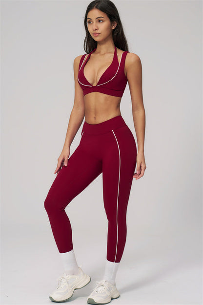 The Clarity Contour Line Sports Bra Leggings 2-Piece Set
