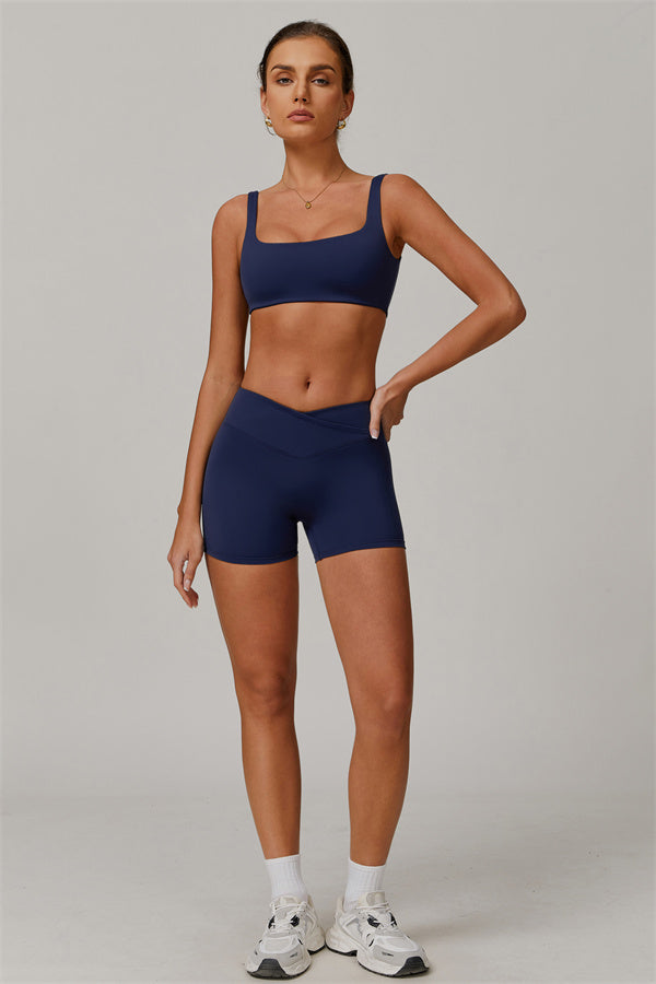 The Halo Sports Bra Shorts 2-Piece Set