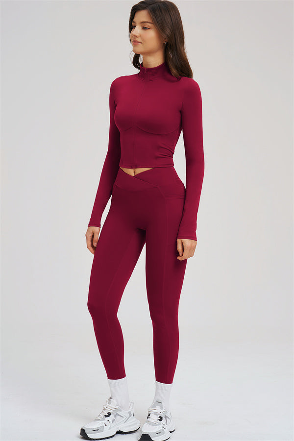 The Sizzle Zip Jacket Leggings 2-Piece Set