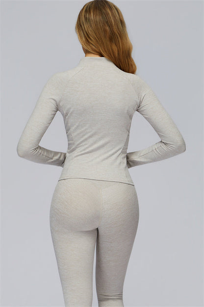 The Radiance Jacket Sports Bra Leggings 3-Piece Set
