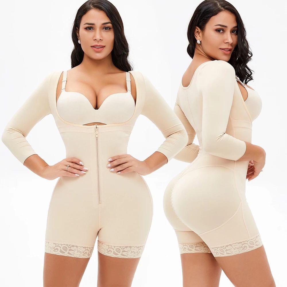 Women’s Colombian Slimming Bodysuit – Fajas Waist Trainer Shapewear, Tummy Control Body Shaper Corset
