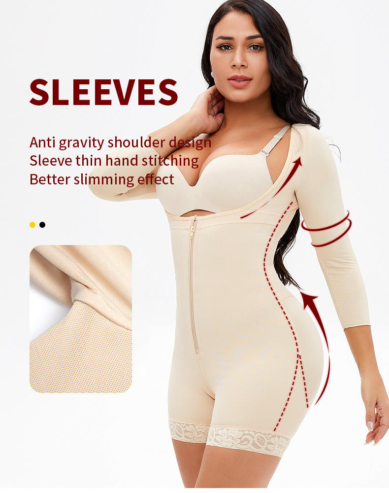 Women’s Colombian Slimming Bodysuit – Fajas Waist Trainer Shapewear, Tummy Control Body Shaper Corset