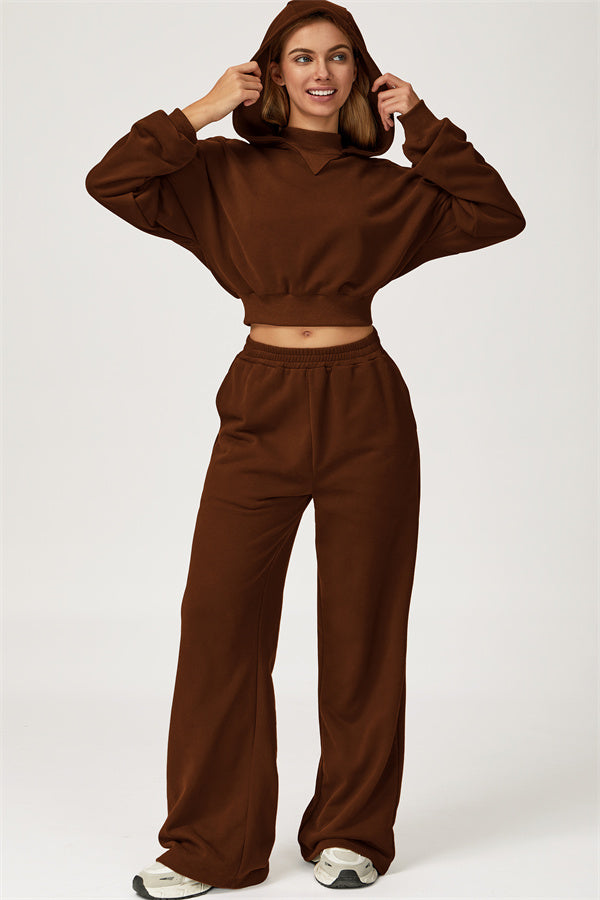 The Axis Crop Hoodie