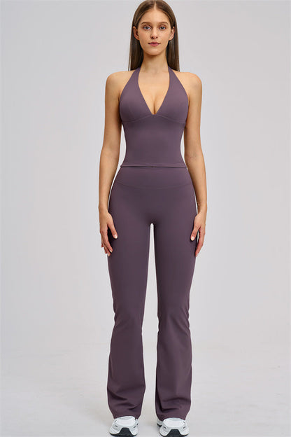 The Zestful Tank Top Flared Leggings 2-Piece Set
