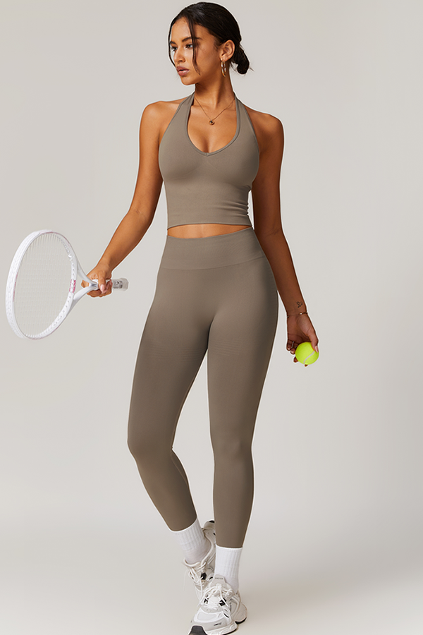 The Delight Halter Top Leggings 2-Piece Set