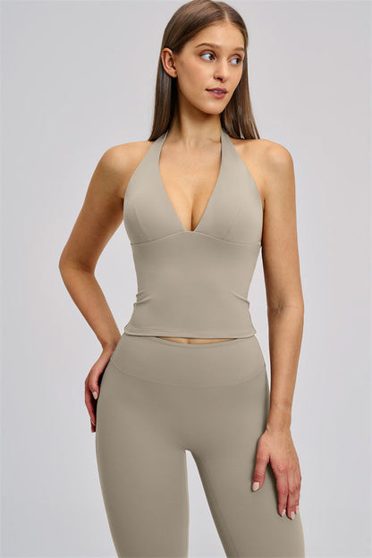 The Zestful Tank Top Flared Leggings 2-Piece Set