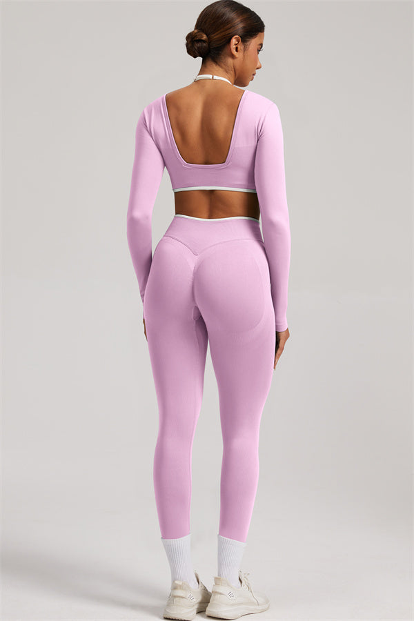The Elevate New Long Sleeve Crop top