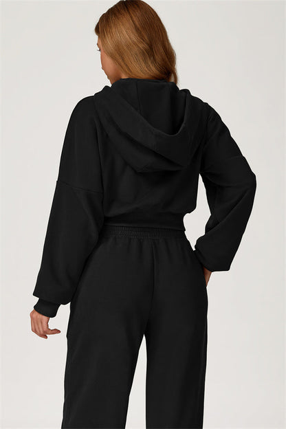 The Axis Crop Hoodie