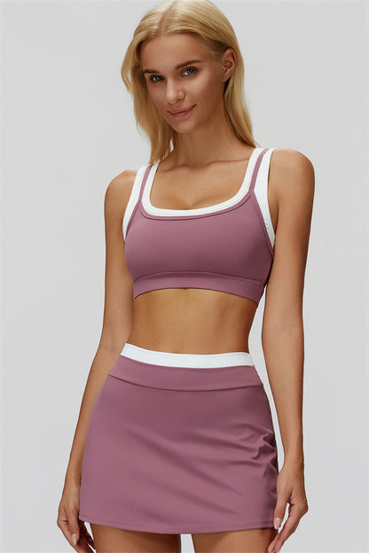 The Canyon Sports Bra Skirt 2-Piece Set