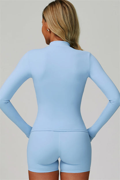 The Seraphine Jacket Sports Bra Shorts 3-Piece Set